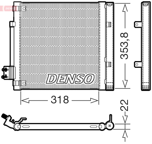 DENSO DCN99082 Condenser,...