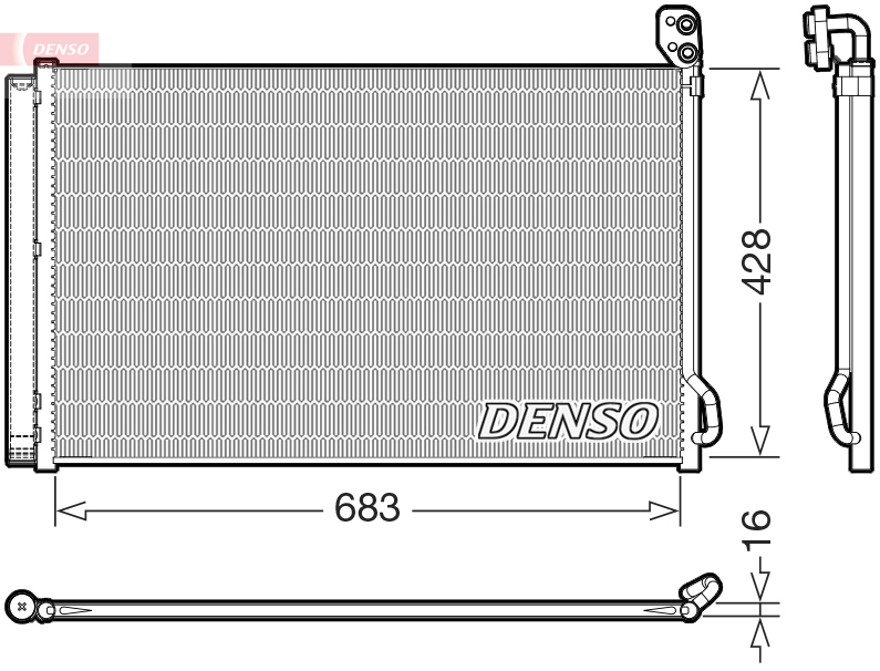DENSO DCN99083 Condenser,...