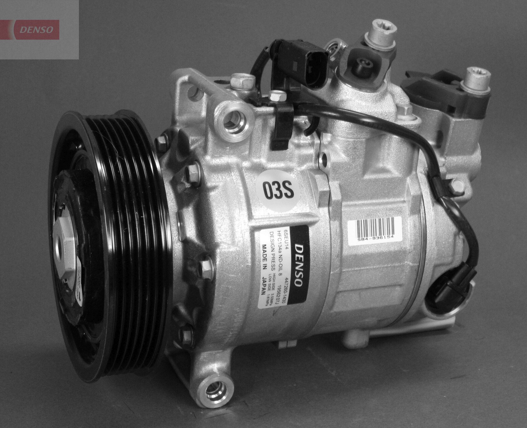 DENSO DCP02043 Compressor, air conditioning for AUDI