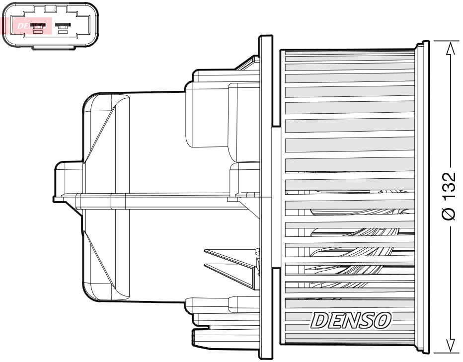DENSO DEA33002 Interior...