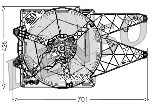 DENSO DER01030 Fan, engine...