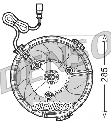 DENSO DER02005 Fan, engine...