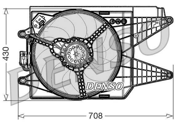 DENSO DER09049 Fan, engine...