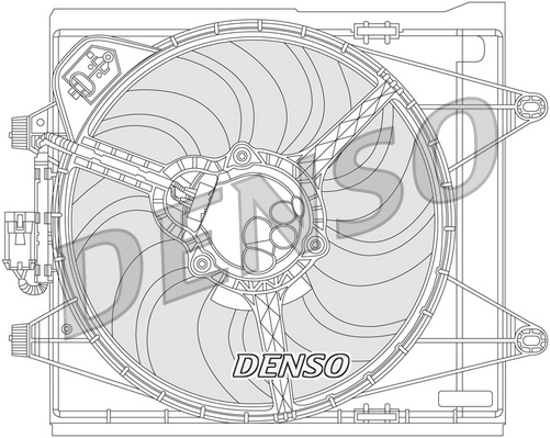 DENSO DER09051 Fan, engine...