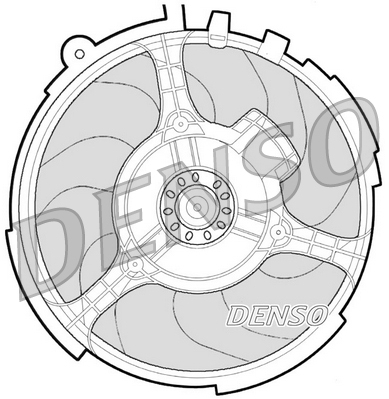 DENSO DER09060 Fan, engine...