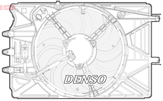 DENSO DER09070 Fan, engine...