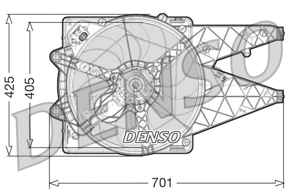 DENSO DER09100 Fan, engine...