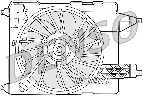 DENSO DER23002 Fan, engine cooling