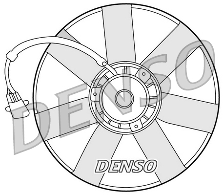 DENSO DER32002 Fan, engine...