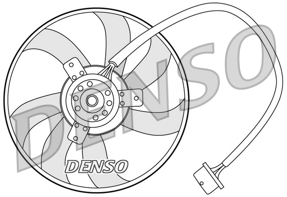 DENSO DER32003 Fan, engine...