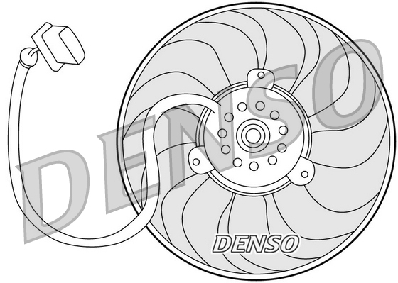 DENSO DER32004 Fan, engine cooling