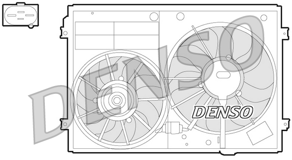 DENSO DER32012 Fan, engine...