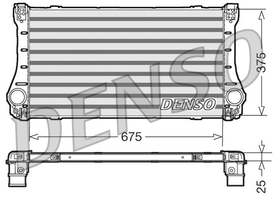 DENSO DIT50006 Ψυγείο αέρα υπερπλήρωσης for TOYOTA