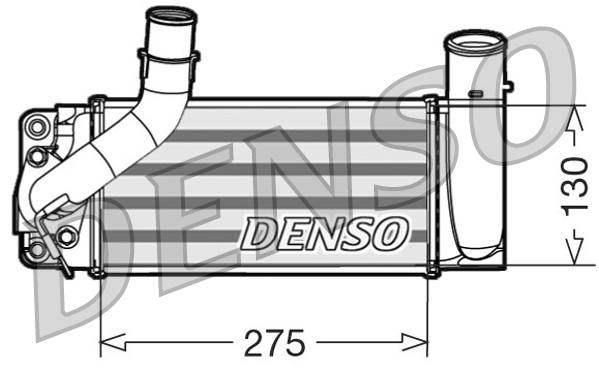 DENSO DIT50007 Ψυγείο αέρα υπερπλήρωσης for TOYOTA