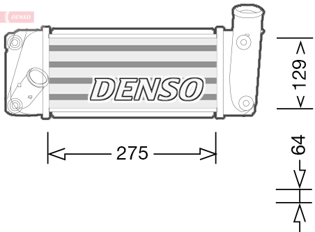 DENSO DIT50009 Ψυγείο αέρα υπερπλήρωσης for TOYOTA