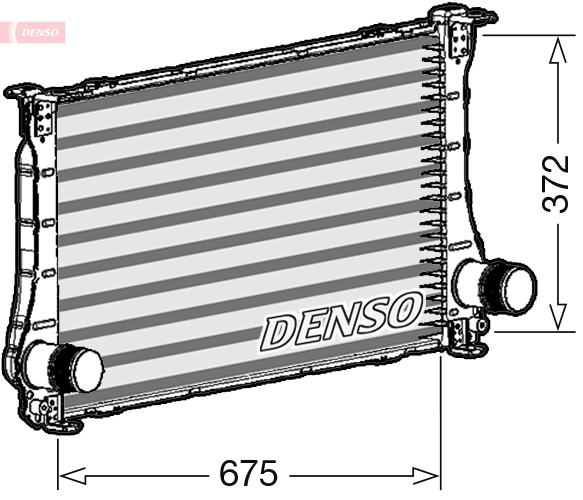 DENSO DIT50011 Ψυγείο αέρα υπερπλήρωσης for TOYOTA