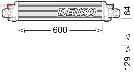 DENSO DIT99000 Ψυγείο αέρα υπερπλήρωσης for OPEL