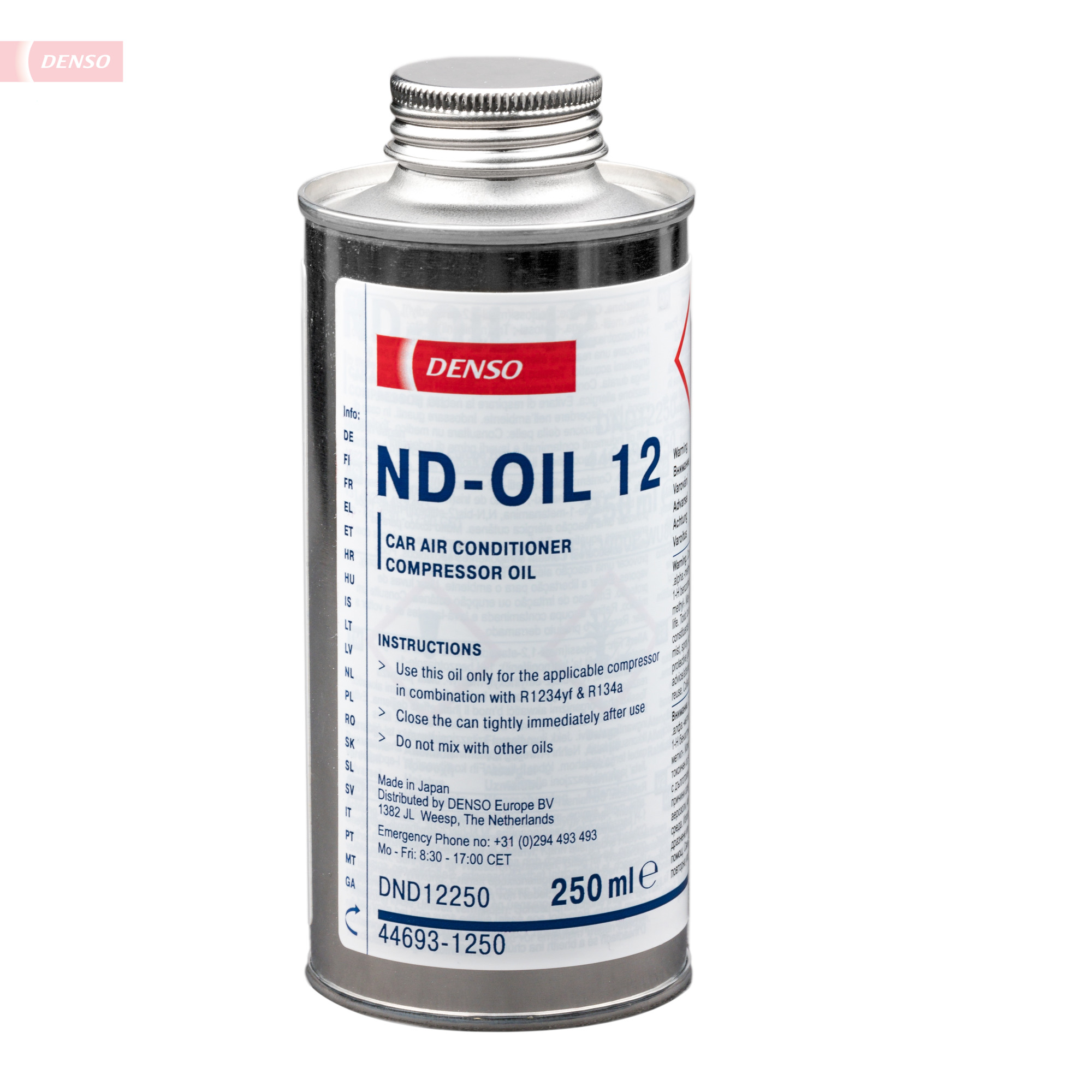 DENSO DND12250 Oil, compressor for ABARTH ACURA ALFA ROMEO AUDI BMW CHANGAN CITROËN CUPRA DS FIAT FORD LANCIA LEXUS MERCEDES-BEN