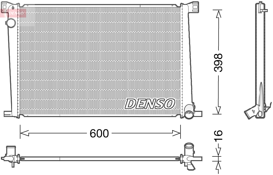 DENSO DRM05007 Radiator,...