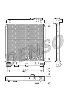 DENSO DRM05030 Ψυγείο, ψύξη...