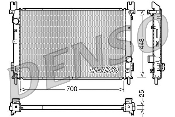 DENSO DRM06001 Radiator,...