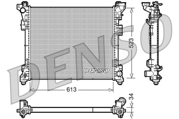 DENSO DRM06006 Radiator,...