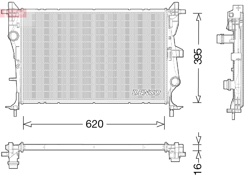 DENSO DRM06038 Ψυγείο, ψύξη...