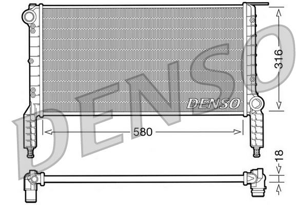 DENSO DRM09063 Ψυγείο, ψύξη...