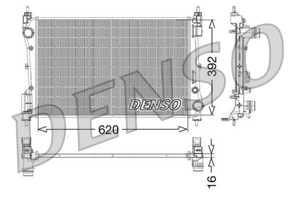 DENSO DRM09114 Radiator,...