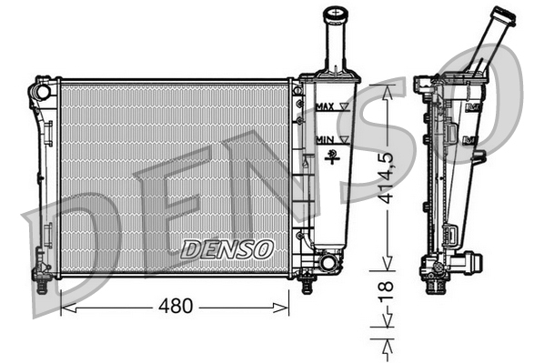 DENSO DRM09161 Radiator,...