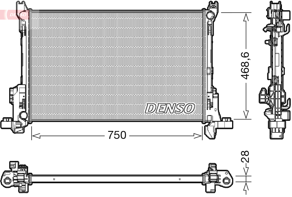 DENSO DRM09174 Ψυγείο, ψύξη...