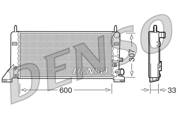 DENSO DRM10023 Ψυγείο, ψύξη...