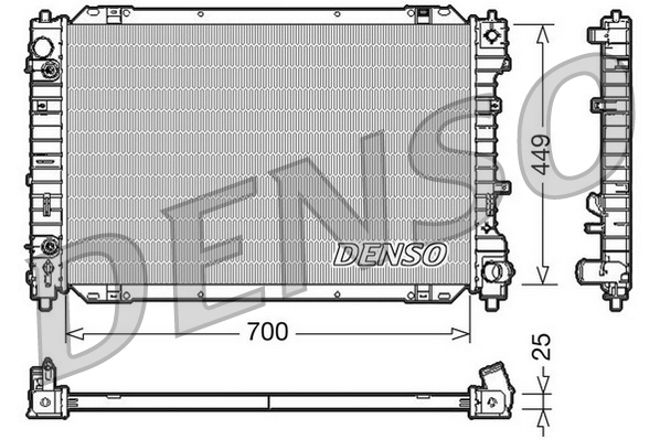 DENSO DRM10087 Ψυγείο, ψύξη...