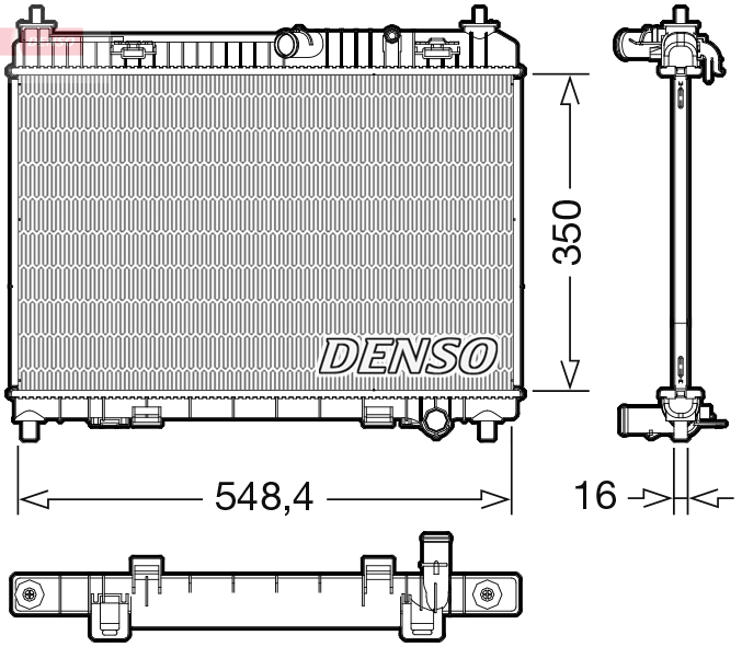 DENSO DRM10113 Radiator,...