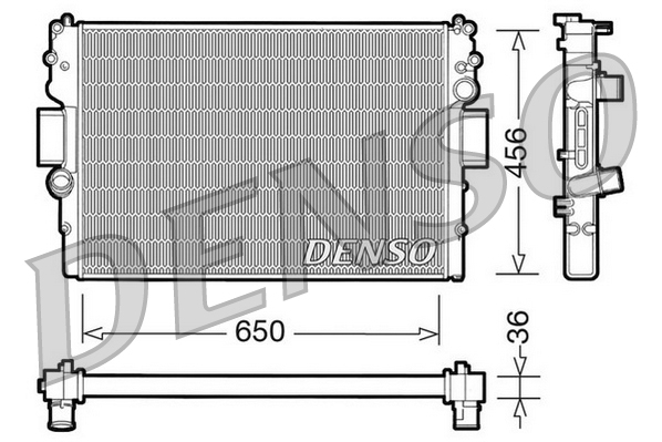 DENSO DRM12007 Radiator,...