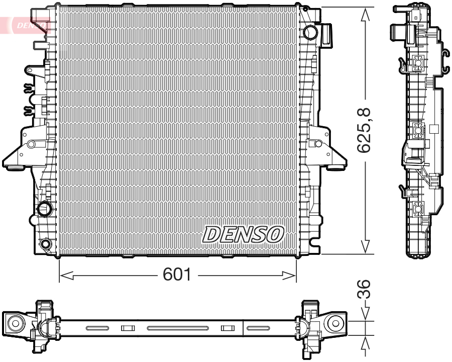 DENSO DRM14004 Radiator,...