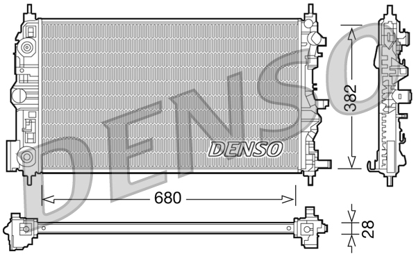 DENSO DRM15006 Ψυγείο, ψύξη...