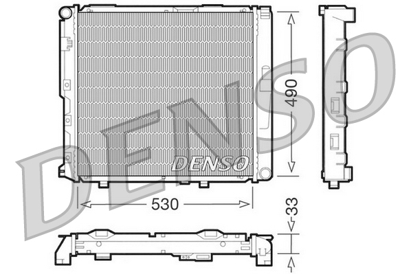 DENSO DRM17038 Ψυγείο, ψύξη...