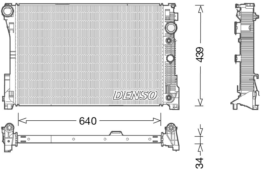 DENSO DRM17048 Radiator,...