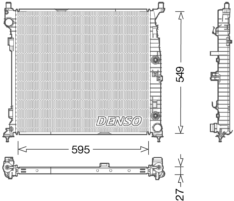 DENSO DRM17055 Radiator,...