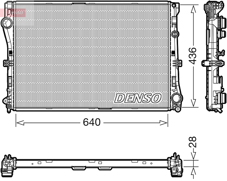 DENSO DRM17103 Radiator,...