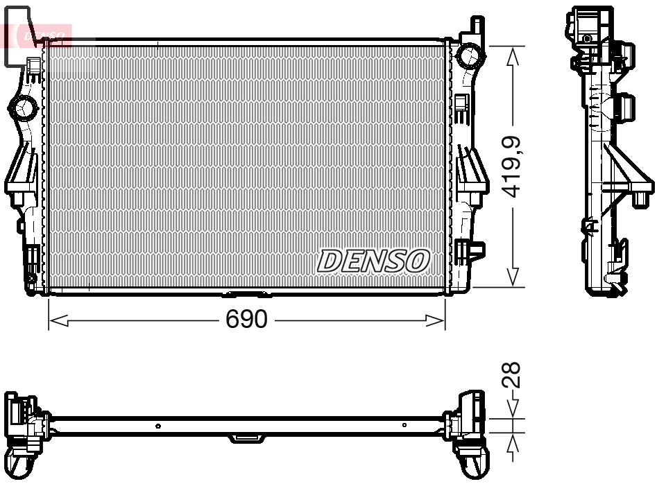 DENSO DRM17113 Radiator,...