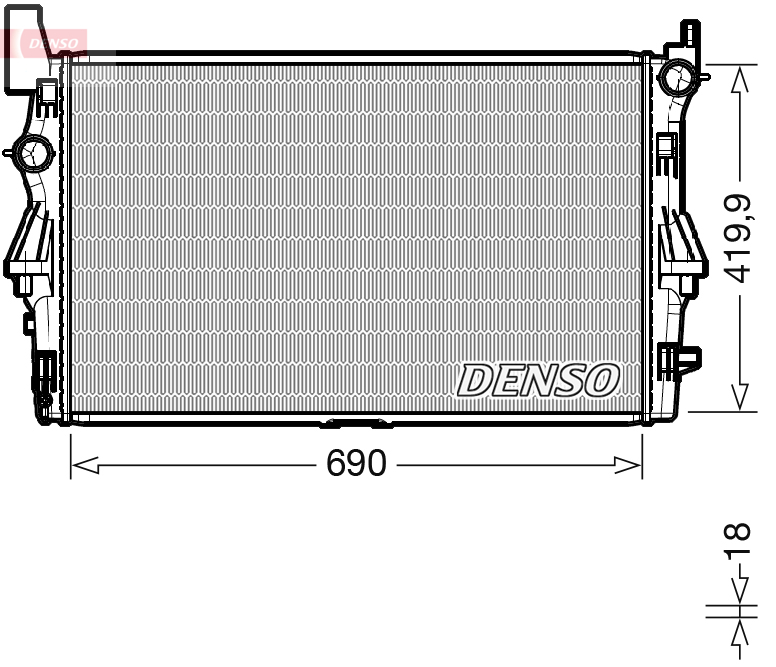 DENSO DRM17114 Radiator,...