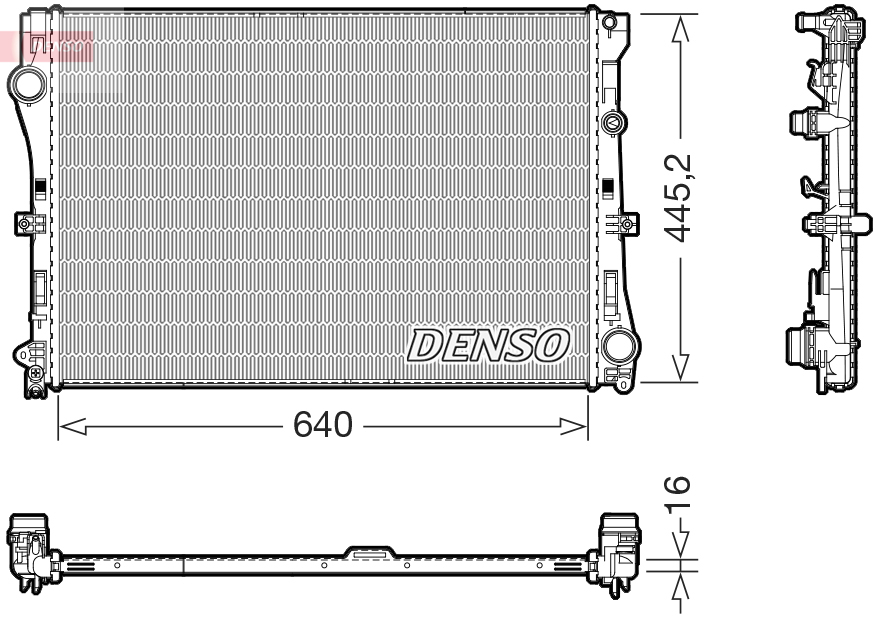 DENSO DRM17118 Radiator,...
