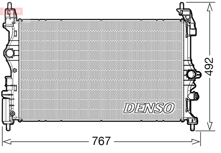 DENSO DRM20051 Radiator,...