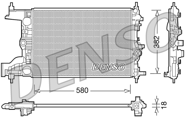 DENSO DRM20094 Radiator,...