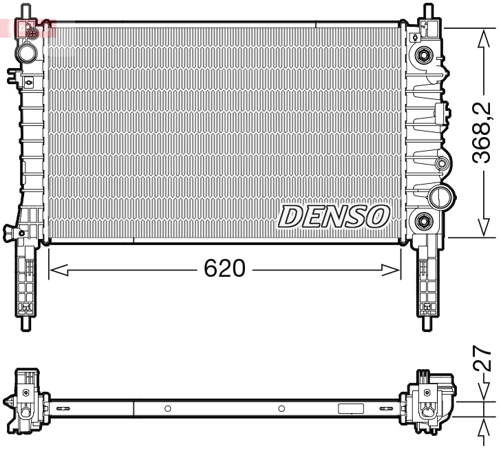 DENSO DRM20119 Radiator,...