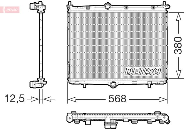 DENSO DRM21107 Radiator, engine cooling