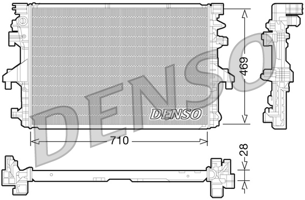DENSO DRM32038 Radiator,...