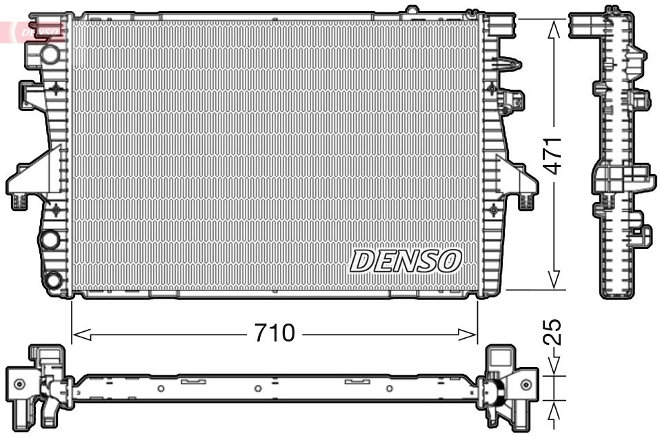 DENSO DRM32039 Radiator,...